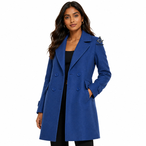 Blazer en coton et polyester brodé Delta Sigma Sorors pour femme, manteau de sororité, vêtement d'extérieur de la régalia maçonnique héritage - Product Image 1