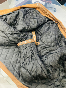 <b>Men</b> Genuine Cowhide <b>Leather</b> Motorcycle <b>Jacket</b> <b>Brown</b> Slim Fit Biker Racer Moto <b>Jacket</b> - Product Image 5
