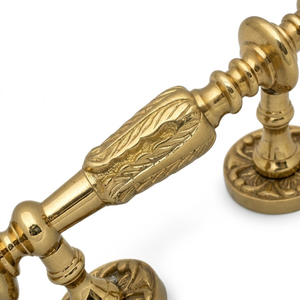 Manija de Puerta Moderna de Latón GOLDEN BASTION |   Manija de Puerta Exterior de Latón Sólido y Duradero para Hoteles y Puertas de Madera |   Arquitectónico - Product Image 5