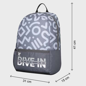 Sac à dos scolaire Arctic Fox Stencil Castel Rock pour garçons et filles - Product Image 3