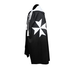 Ensemble complet de régalia des Chevaliers de Malte : manteau, tunique, casque, épée, ceinture, gants, insigne, tenue de cérémonie complète - Product Image 3