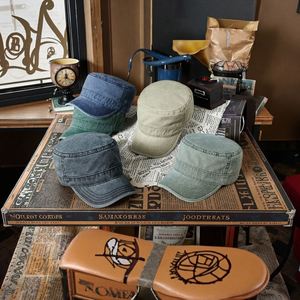 Gorra de Béisbol de Algodón para Otoño e Invierno, Estilo Retro, para Cabezas Grandes, Gorra Plana, Moda Masculina, Deportes al Aire Libre, Visera Tipo Pico de Pato - Product Image 2