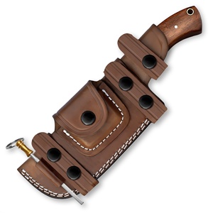 มีดติดตามเหล็ก D2 10 "ทำด้วยมือสวยงามด้ามไม้-ใบมีดล่าสัตว์ & เอาชีวิตรอด-ปลอกพกพาในแนวนอน - Product Image 5