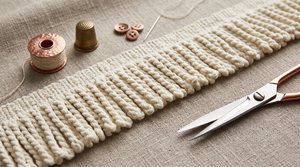 Cuerda de Algodón con Borlas y Flecos Trenzados, Adorno Decorativo para Mantas, Cojines y Almohadas - Product Image 3