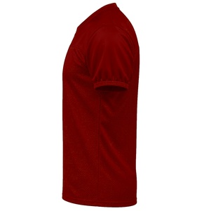 Camiseta de Fútbol Americano Personalizada Color Rojo Oscuro, Camiseta de Práctica de Malla Sublimada, Uniforme de Entrenamiento Transpirable para Equipo, Ropa Deportiva Blanca - Product Image 2