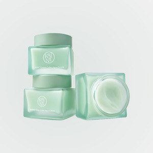 Crème hydratante pour le visage KAINE Korean K-Beauty Green Calm Aqua Cream Mini Fabriquée en Corée 70 ml Soin de la peau végétalien - Product Image 2