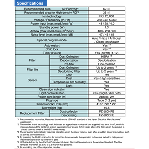 Purificateur d'air Sharp FP-J80E-H - Product Image 2