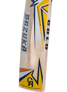 Bate de críquet Gold Bazuka Edition English Willow Sports, bate de críquet para pelota dura, bate de críquet CA Sports - Product Image 6