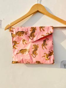 Conjunto de Pijama de Algodón con Estampado de Selva y Bolsillo, Ropa de Dormir para Mujer, Suave y Transpirable, Conjunto de Pijama Estampado a Mano - Product Image 2