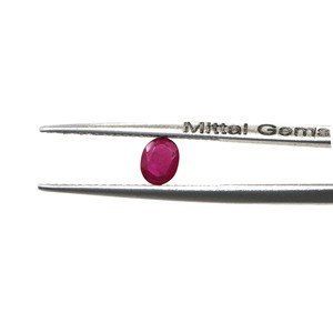 Rubis naturels de Bangkok, ovales calibrés 4x5mm, pierres précieuses facettées naturelles, prêtes à l'emploi pour la création de bijoux - Product Image 2