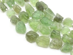 Fluorita Verde en Bruto, Pepitas Sueltas de 8 Pulgadas, 10x7 a 20x12 mm Aprox. Natural PMEGEMSBEADS Rusia para Fabricación de Joyas, Tercera Parte - Product Image 4