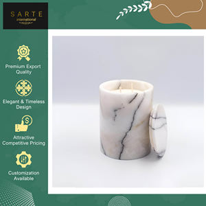 Support de bougie rond en onyx alabastre blanc, fait main, sur mesure, qualité supérieure, vente en gros, décoration intérieure, Pâques - Product Image 6