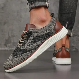 Chaussures de sport en maille pour hommes, décontractées et tendance, style italien, respirantes, vulcanisées, pour l'automne, modèle Formalan 2025, cadeau - Product Image 3