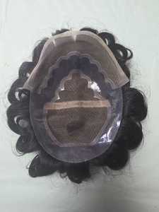 Bollywood Model Taz Hair BD Virgin Human Hair <b>Wig</b> Soft Indian Hair Prosthesis for <b>Men</b> Remy Toupee - Product Image 5