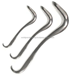 Rétracteur vaginal WPS Sims à extrémité unique en acier inoxydable, instrument chirurgical manuel de classe I pour gynécologie, réutilisable, Spéculum obstétrique et gynécologique - Product Image 2