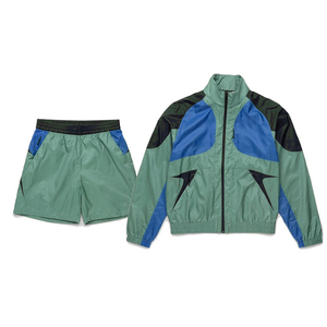 Conjunto Deportivo Personalizado para Hombre, Chaqueta con Cierre, Pantalones de Nylon, Cortavientos, Ropa Deportiva para Exteriores - Product Image 1