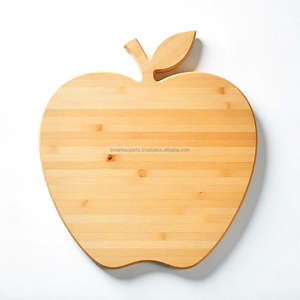 Tabla de Cortar de Madera de Haya Resistente al Vapor, Apta para Lavavajillas, Antibacteriana y Ecológica, con Diseño en Forma de Manzana para Alimentos - Product Image 5