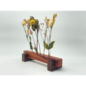 Jarrón Premium de Bambú y Madera para Decoración de Estantes - Product Image 5