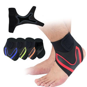 Custom Gym Fitness <b>Ankle</b> <b>Support</b> Sleeve Adjustable Compression <b>Brace</b> Running Basketball Strap OEM ODM Wholesale Supply - Product Image 1