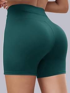 Ensemble deux pièces décontracté et respirant pour femme : pull tricoté d'été et short taille haute élastique avec cordon de serrage, coupe ajustée au genou - Product Image 6