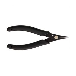 Precision Nippers Jewelry Making <b>Tool</b> Black Handle Carbon Steel Fine Tip Flush Cutting Beading Crafting Artisan Hand <b>Tool</b> - Product Image 2