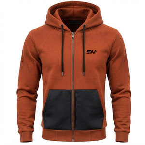 Sweat à capuche zippé pour homme à prix de gros, taille personnalisée, coupe ergonomique moderne, design tactique, respirant, service OEM - Product Image 1