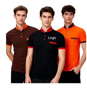 เสื้อเชิ้ตพนักงานร้านอาหารแบบสั่งทำ แขนสั้น แห้งเร็ว ชุดยูนิฟอร์มสำหรับงานโรงแรมและจัดเลี้ยง ผ้าถักด้านหน้า บริการ OEM - Product Image 5