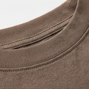 Camiseta Corta de Algodón de Corte Holgado, Cómoda, Diseño Personalizado, Top Corto para Mujer, Ropa Deportiva de Moda - Product Image 4