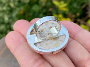 925เงินสเตอร์ลิงเครื่องประดับหินธรรมชาติที่ไม่ซ้ำกันหนึ่งในชนิดรักของขวัญของเธอ - Product Image 2