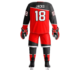 Dernier design, haute qualité, nouvelle arrivée, ensembles d'uniformes de hockey sur glace pour hommes adultes, 100% polyester, respirant, écologique, séchage rapide - Product Image 4