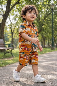 Magnifique Ensemble 2 Pièces Élégant pour Garçons, Motif Vache Imprimé, en Satin 100% Coton, pour Enfants de 3 à 10 Ans, Idéal pour l'Été et les Fêtes Décontractées - Product Image 3