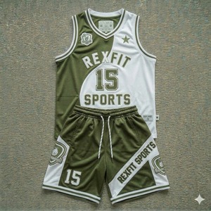Basketball Sportswear Set Custom Jersey Shorts Lightweight Training Uniform Soccer Uniform Set Jersey Shorts <b>Athletic</b> Training - Product Image 6