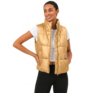 Chaleco Acolchado Informal Personalizado OEM ODM, Proveedor de Ropa Exterior de Moda para Mujer de Marca Privada - Product Image 1