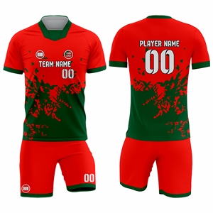 Trendy Wholesale Sublimated Soccer Uniform Set Custom Jersey <b>Shorts</b> High Quality Sportswear OEM ODM Bulk Supplier - Product Image 1