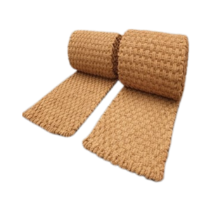 Tapete de Fibra de Coco para Exteriores, para Paisajismo y Control de Erosión, Rollo Marrón Común - Product Image 1