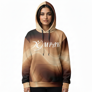 เสื้อฮู้ดดี้โอเวอร์ไซส์สไตล์คนเมือง พิมพ์ลายแบบซับลิเมชั่นเต็มตัว ออกแบบมาเพื่อเสื้อผ้าสตรีทแวร์สุดเทรนดี้ - Product Image 1