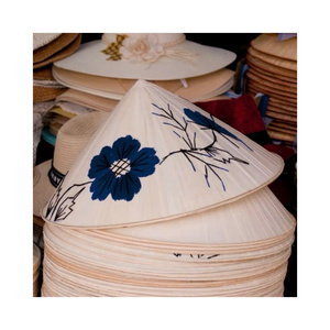 Natural Handmade Palm Leaf Non La With Bamboo <b>Frame</b> Wholesale - Product Image 1
