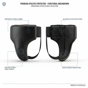 Customized Leather Protective Groin Guard for Men MMA Boxing Kickboxing Martial Arts Athletic Cup Padded Jockstrap Groin Pads - Product Image 2