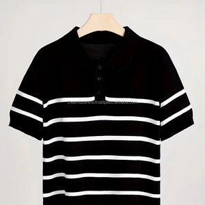 Nouvelle mode T-shirt d'été pour hommes, vêtements de sport décontractés à manches longues, t-shirt en coton Slim Fit, polos respirants, polos pour hommes - Product Image 1