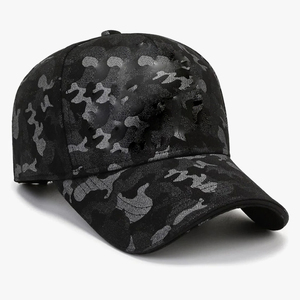 Customizable Baseball Cap Custom Design Embroidery Logo Men Baseball Cap Casual Soft Black Color Outdoor Athletic Sport Wear <b>Hat</b> - Product Image 1