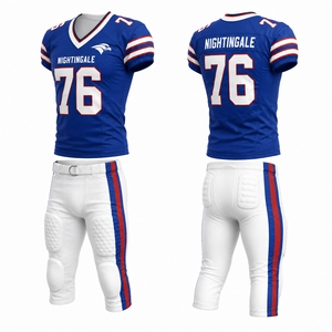 Tenue d'entraînement de football américain nouveau style, service OEM, design unique, uniforme de football américain, vêtements d'équipe de football américain - Product Image 3