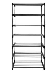 Metal Pipe <b>Shoe</b> Rack with Single Connector Collapsible Open <b>Shoe</b> <b>Storage</b> Organizer Durable Space Saving Design - Product Image 4