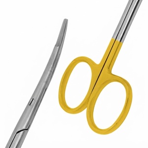 Tijeras Quirúrgicas Raginel con Mango Dorado, Acero Inoxidable, Instrumento Manual para Cirugía General, Certificado CE Clase I - Product Image 6