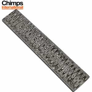 Barra de Acero de Damasco Hecha a Mano Personalizada para Fabricación de Cuchillos, Patrón de Escalera, Venta Caliente, Barra de Acero para Fabricantes de Cuchillos Utilitarios - Product Image 4