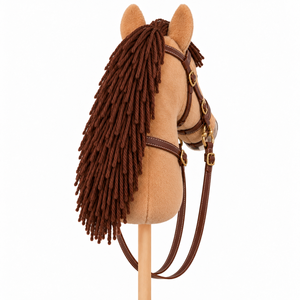 Brida de juguete de calidad, hecha con componentes duraderos, ajuste cómodo y detalles elegantes para un equitación lúdica. - Product Image 3