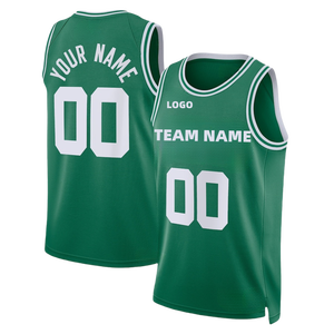 Camisetas de Baloncesto Personalizadas de Nuevo Diseño y Alta Calidad, con Estampado Luminoso, Cosidas, Antibacterianas, sin Mangas, Unisex, 100% Poliéster - Product Image 4