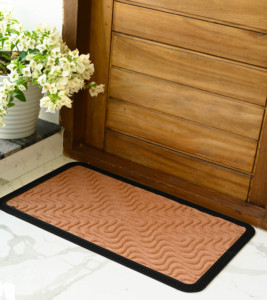Wave Grip Heavy Duty Polypropylene Door <b>Mat</b> with Rubber Backing Rubber Border Anti Slip <b>Outdoor</b> Entrance <b>Mat</b> - Product Image 1