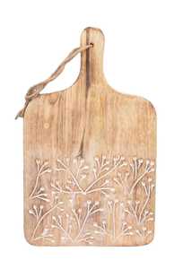 Planche à découper rectangulaire large en bois Skies Trader avec poignée, antibactérienne, durable, compatible lave-vaisselle, pour la cuisine et le service - Product Image 5