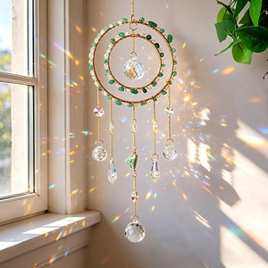 Elegante Atrapasueños de Cristal para Decoración del Hogar, Adorno Colgante para Ventanas y Decoración de Habitaciones, Adorno Colgante para Fiestas y Decoración Creativa para Estudios - Product Image 4
