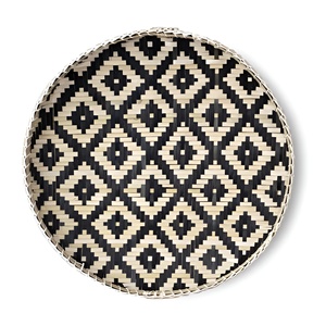 Cheap price decorative bamboo tray natural weaving trays for storage & decor boho home accessories - Product Image 2